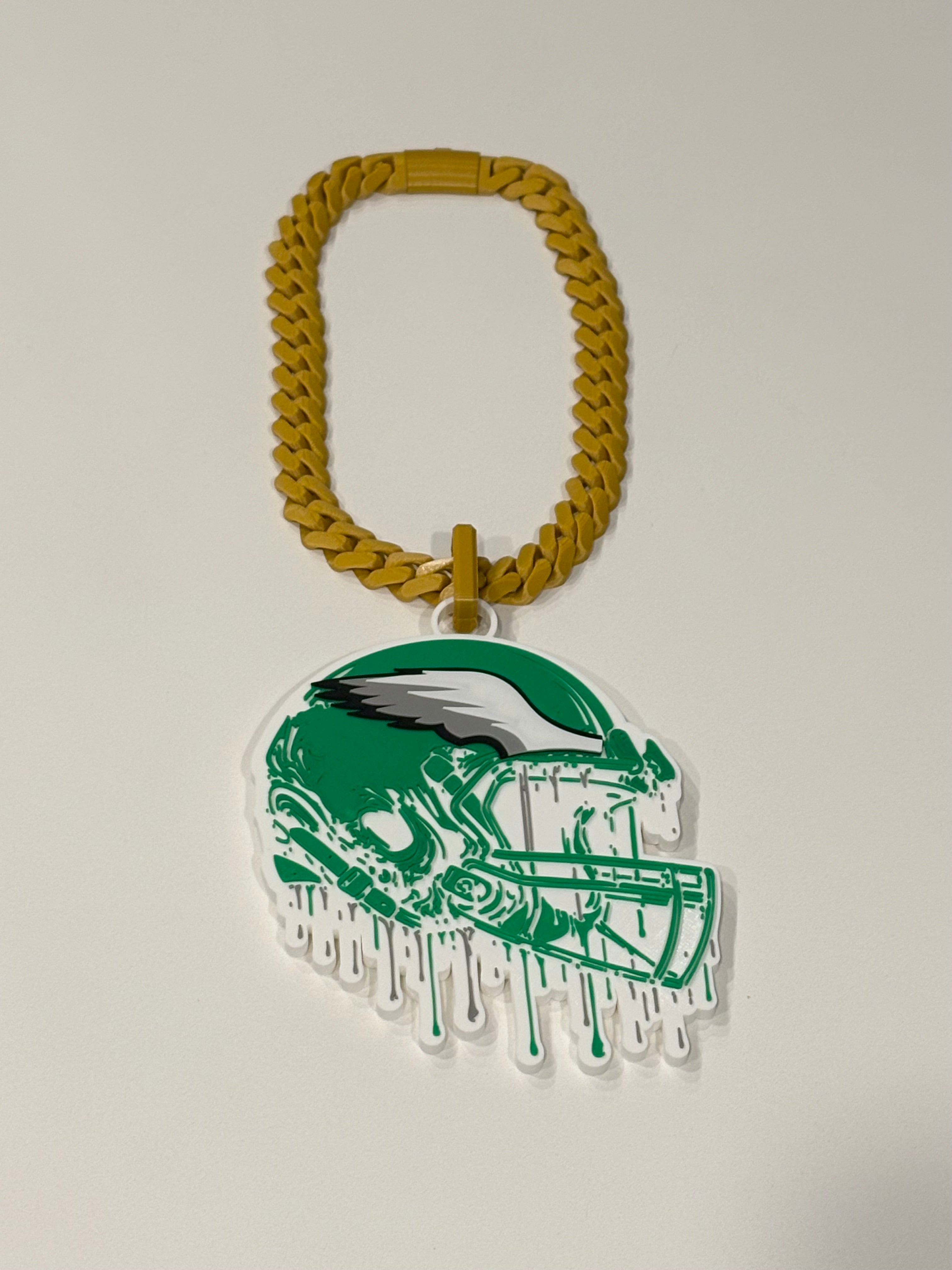 Philadelphia Eagles Helmet Hype Chain