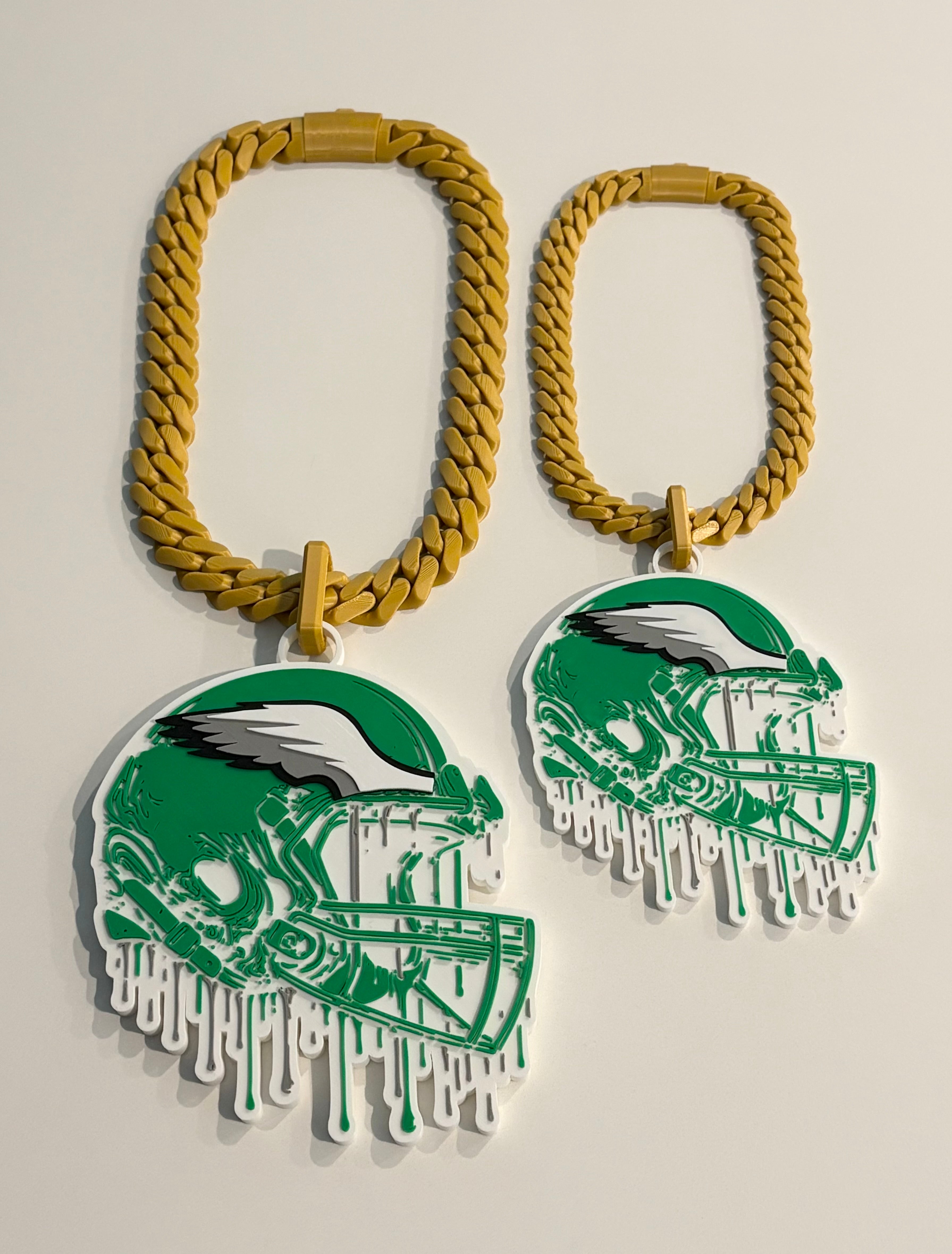 Philadelphia Eagles Helmet Hype Chain