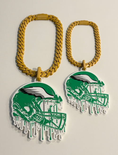 Philadelphia Eagles Helmet Hype Chain